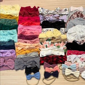 Bundle of baby girl hair accessories